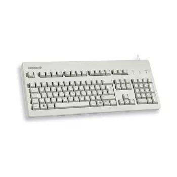CHERRY G80-3000 Klawiatura mechaniczna G80-3000LXCEU-0 MX Brown Pełnowymiarowa US/International PS/2+USB Jasnoszara
