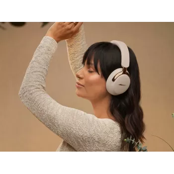 Bose QuietComfort Ultra Headphones 2nd Gen 890101-0500 – Bezprzewodowe ANC, Dźwięk Immersyjny, Bateria 24h, Cream