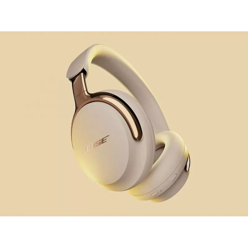 Bose QuietComfort Ultra Headphones 2nd Gen 890101-0500 – Bezprzewodowe ANC, Dźwięk Immersyjny, Bateria 24h, Cream