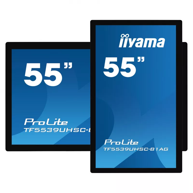 Iiyama ProLite TF5539UHSC-B1AG 55 cali 4K UHD PCAP 50-Dotyk IPS LED Monitor Czarny