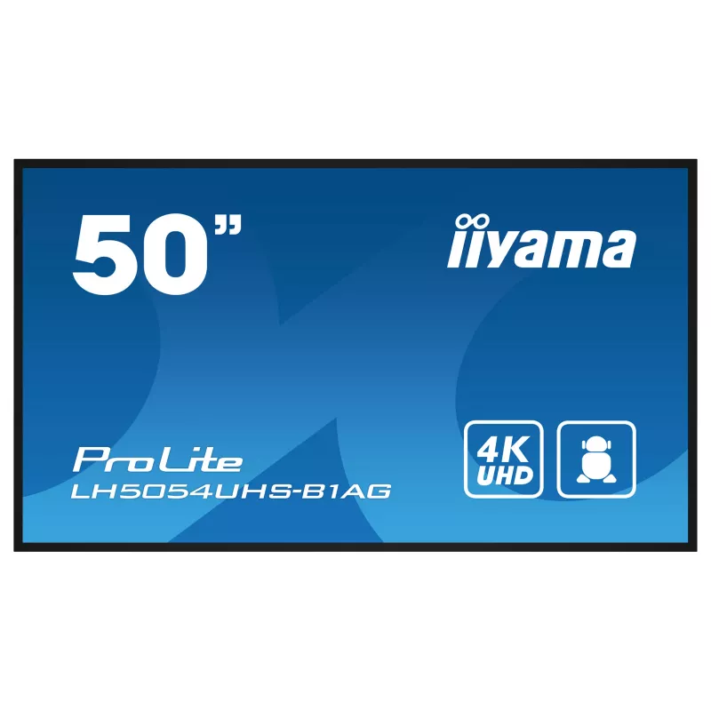 Iiyama ProLite LH5054UHS-B1AG 50 cali 4K UHD VA Komercyjny Wyświetlacz Sygnalizacyjny 24/7 Android