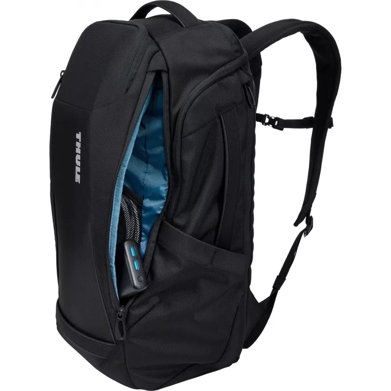 Plecak Thule Accent 28L - Czarny - Przegroda na laptop 16 cali - Poliester z recyklingu