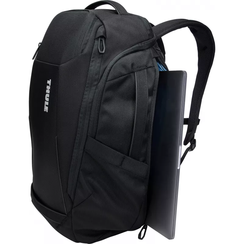 Plecak Thule Accent 28L - Czarny - Przegroda na laptop 16 cali - Poliester z recyklingu