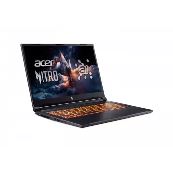 Laptop gamingowy Acer Nitro V 17 AI ANV17-61, 17.3 inch QHD 165Hz, AMD Ryzen AI 7 350, 16GB DDR5, 1TB PCIe SSD, NVIDIA GeForce RTX 5060, Windows 11 Pro, Obsidian Black