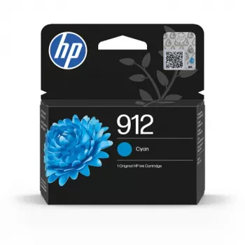 HP 912 Cyan Original Ink Cartridge (4 ml, Standard Yield) for OfficeJet Printers