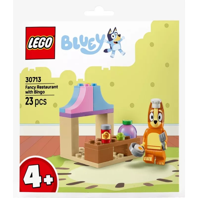 LEGO Bluey 30713 Fancy Restaurant z Bingo – mini-zestaw w woreczku