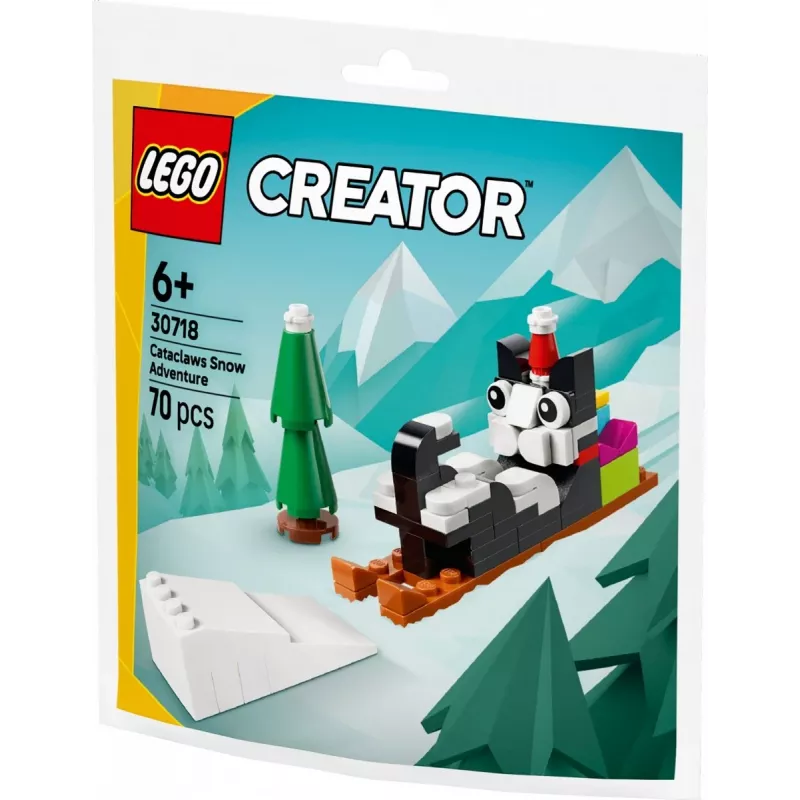 LEGO Creator 30718 Cataclaws Snow Adventure Polybag 60-częściowy zestaw konstrukcyjny 3 w 1