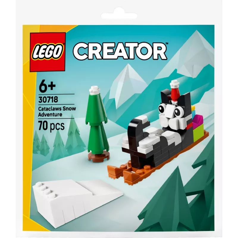 LEGO Creator 30718 Cataclaws Snow Adventure Polybag 60-częściowy zestaw konstrukcyjny 3 w 1