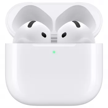Apple AirPods 4. generacji, prawdziwie bezprzewodowe słuchawki douszne z etui MagSafe – biały (MXP63LL/A)
