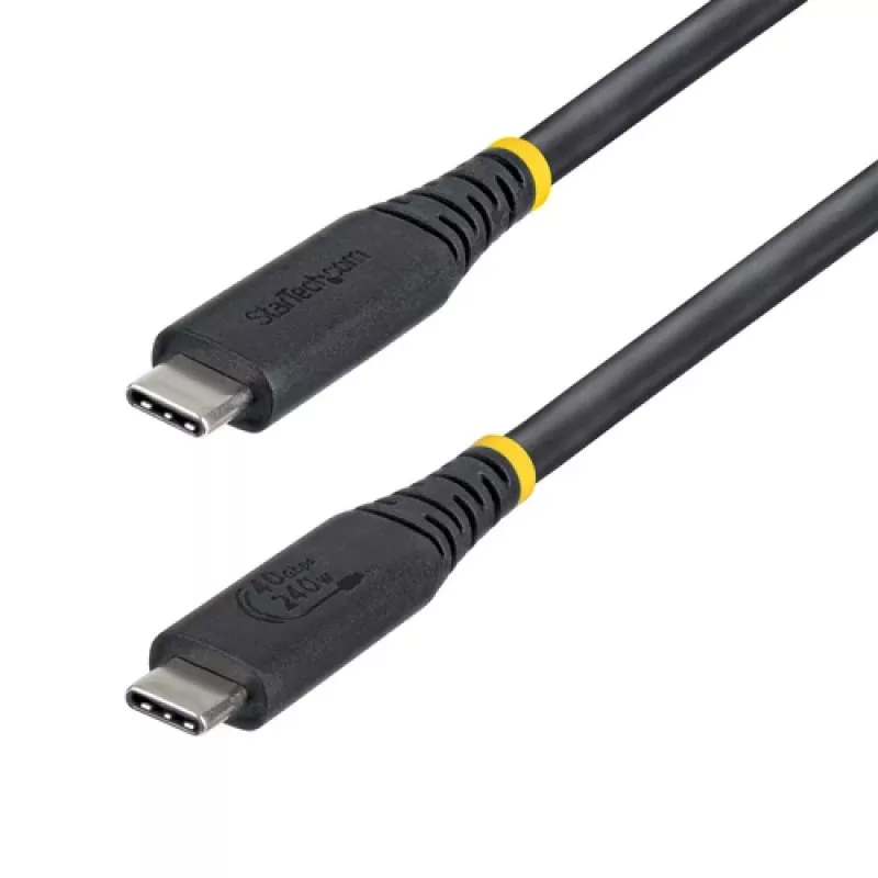 StarTech.com 1m USB4 Cable USB-C do USB-C 40Gbps 100W Czarny