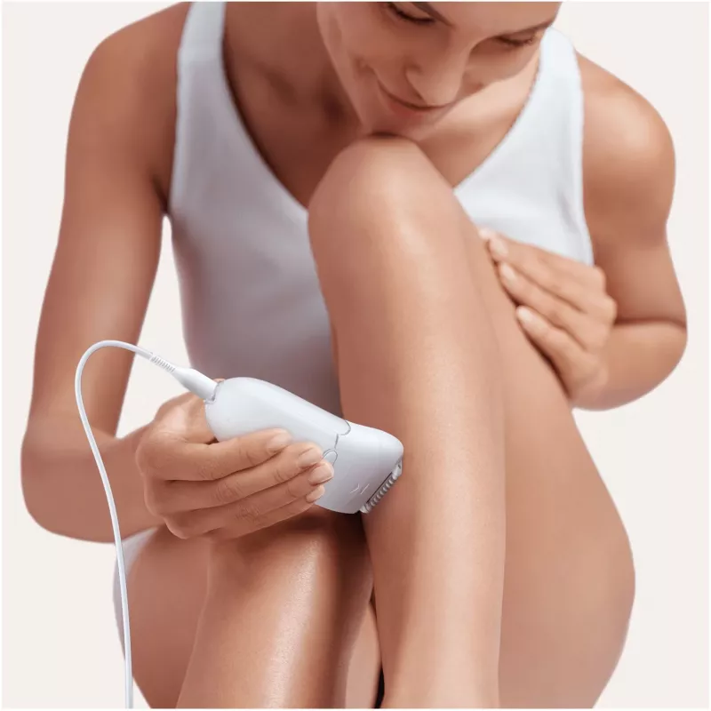 Braun Silk-épil 5 5-825 Power Epilator, Biały/Różowy, 28 pęset, MicroGrip, zasilanie sieciowe