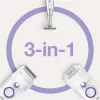 Braun Silk-épil 5 5-825 Power Epilator, Biały/Różowy, 28 pęset, MicroGrip, zasilanie sieciowe