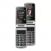 Bea-fon Silver Line SL605 Telefon Funkcyjny Dual-SIM Czarny Srebrny
