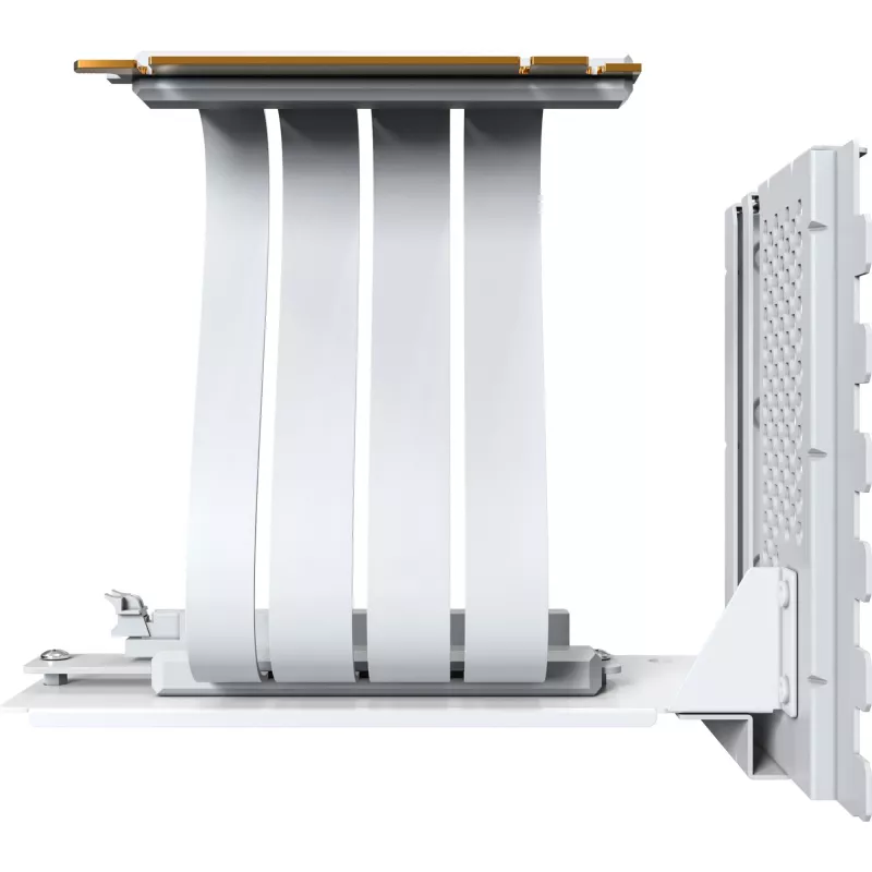 MONTECH Vertical GPU Mounting Kit PCIe 4.0 Riser Cable White 20cm