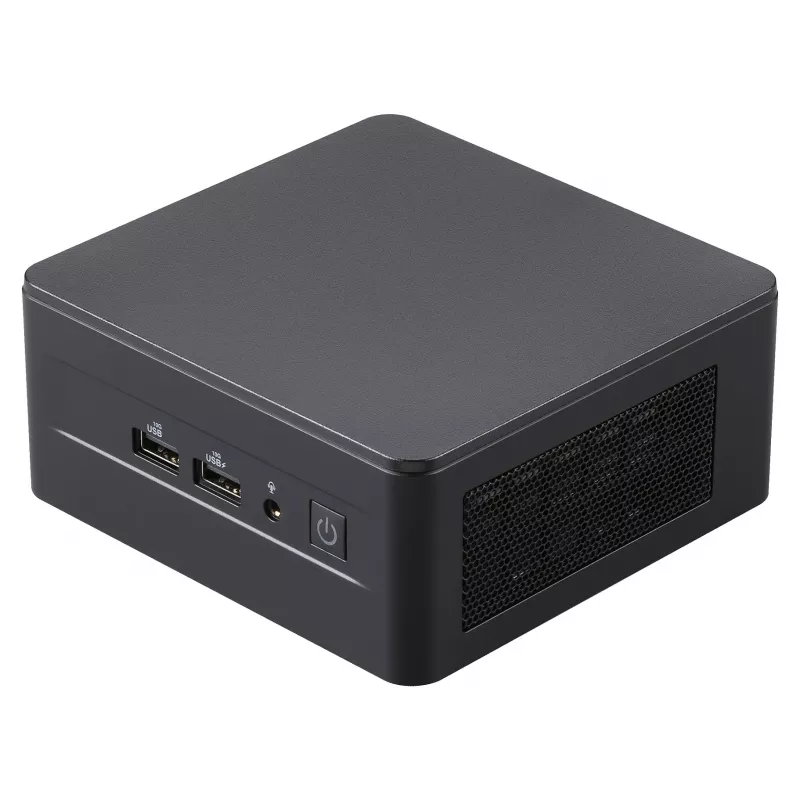 ASUS NUC 13 Pro Tall Kit RNUC13L3HV500000I - Barebone - Mini-PC - Intel Core i5-1350P - Bez RAM - Bez dysku - Intel Iris Xe Graphics - Wi-Fi 6E - Bluetooth 5.3 - 2.5GbE - vPro - Czarny