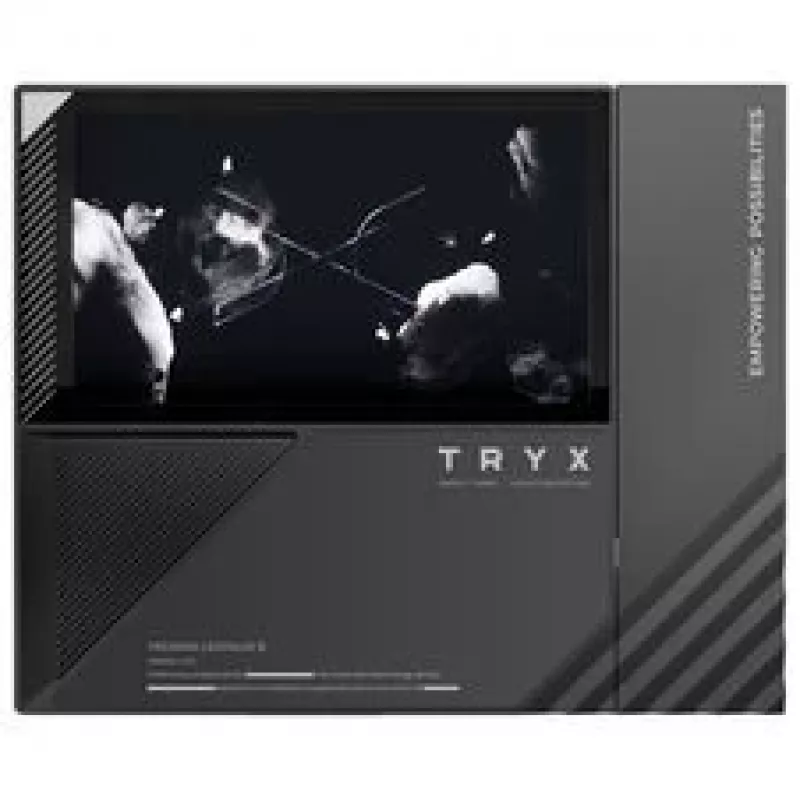 TRYX TURRIS T620 CPU Air Cooler, Dual-Tower, z 5-calowym wyświetlaczem - 140mm, Czarny