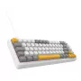 Klawiatura gamingowa INCA RGB Red Switch USB Mechaniczna 2.00m Biała (IKG-457)