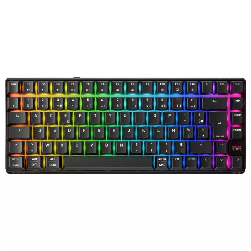 CHERRY XTRFY K33 Compact FS Wireless Keyboard Black AZERTY France