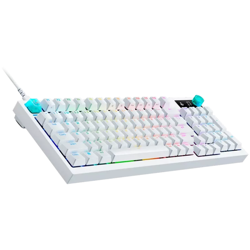 Logitech G316 X 98 Wired Gaming Keyboard - White - US International - Tactile