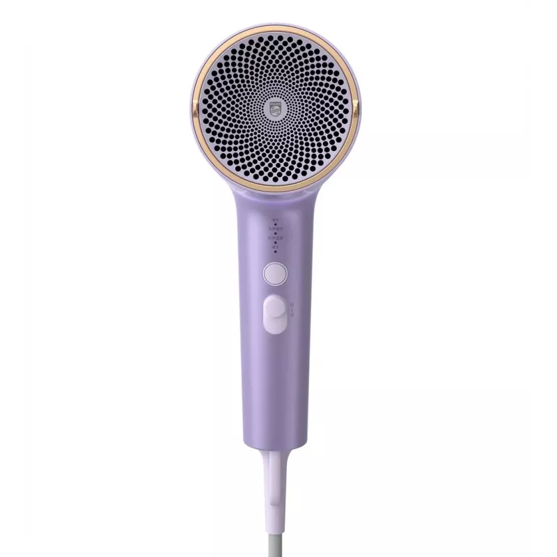 Philips Suszarka do włosów BHD723/10 Series 7000 1800W Silnik cyfrowy Technologia SenseIQ Matowa biel z różowym złotem