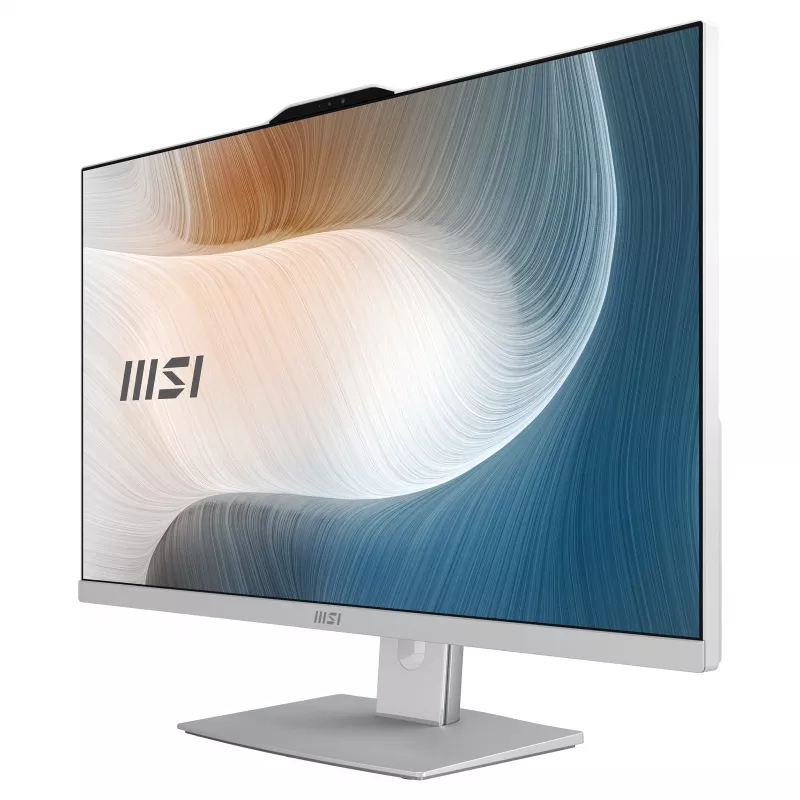 MSI Modern AM272P 1M-1236AT 27-calowy All-in-One PC, Intel Core 7 150U, 16GB RAM, 512GB SSD, Windows 11 Home, Biały