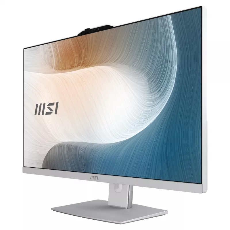 MSI Modern AM272P 1M-1236AT 27-calowy All-in-One PC, Intel Core 7 150U, 16GB RAM, 512GB SSD, Windows 11 Home, Biały