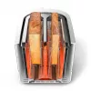 Philips Viva Collection HD2638/11 Toster 2 Kromki 950 W Różowe Złoto, Biały