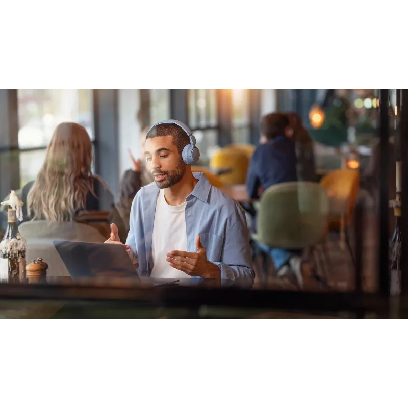 Philips TAH4000LB/00 Bezprzewodowe słuchawki nauszne z Bluetooth 5.0, 32mm przetworniki, 20h pracy, USB-C, niebieski