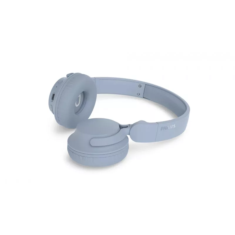 Philips TAH4000LB/00 Bezprzewodowe słuchawki nauszne z Bluetooth 5.0, 32mm przetworniki, 20h pracy, USB-C, niebieski