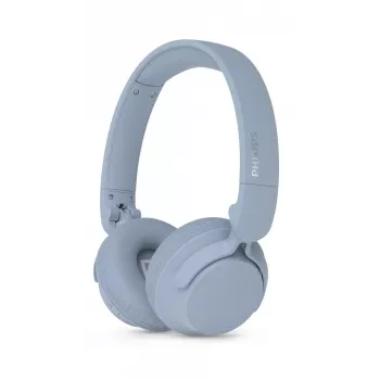 Philips TAH4000LB/00 Bezprzewodowe słuchawki nauszne z Bluetooth 5.0, 32mm przetworniki, 20h pracy, USB-C, niebieski