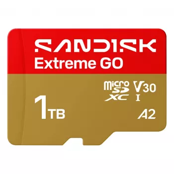 Karta pamięci SanDisk Extreme GO microSDXC 1 TB UHS-I, prędkość odczytu do 240 MB/s, V30, A2