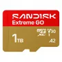 Karta pamięci SanDisk Extreme GO microSDXC 1 TB UHS-I, prędkość odczytu do 240 MB/s, V30, A2