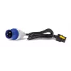 Przewód zasilający APC - IEC 60309 16A (M) do IEC 60320 C19 - 16 A - 3,0 m - Blokowany - Czarny - dla P/N: SMT2200I-AR, SMT2200R2I-AR, SMT3000I-AR, SMT3000R2I-AR, SRT1500XLI, SRT2200XLI-KR (AP8758)