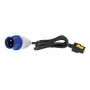 Przewód zasilający APC - IEC 60309 16A (M) do IEC 60320 C19 - 16 A - 3,0 m - Blokowany - Czarny - dla P/N: SMT2200I-AR, SMT2200R2I-AR, SMT3000I-AR, SMT3000R2I-AR, SRT1500XLI, SRT2200XLI-KR (AP8758)