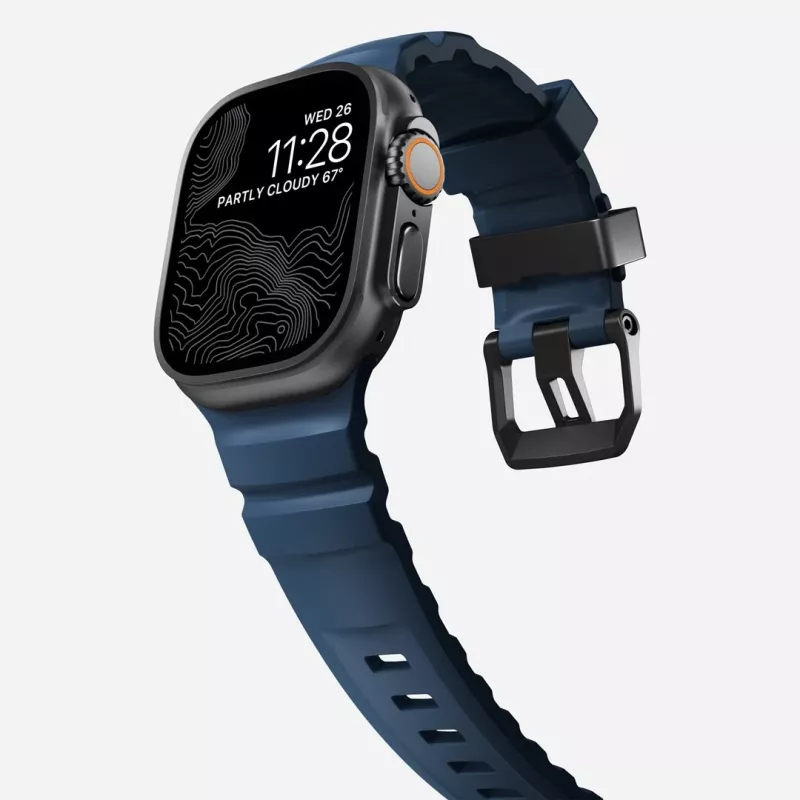 NOMAD Rocky Point Band for Apple Watch 46mm/49mm Navy/Black