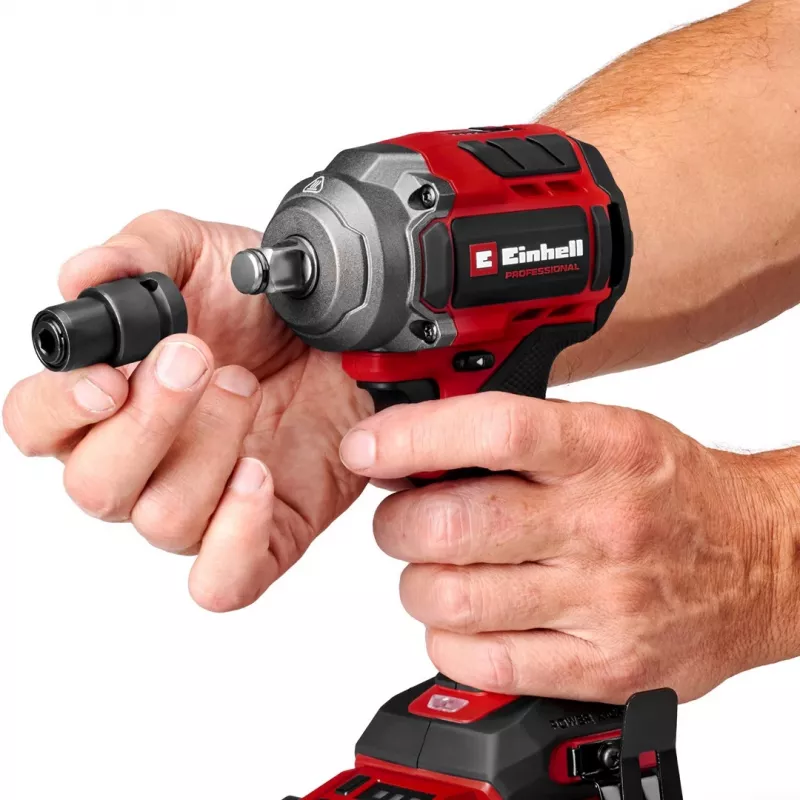 Einhell Professional TP-CW 18/350-C Li BL Akumulatorowy klucz udarowy 18V 350Nm samo narzędzie Czerwony/Czarny