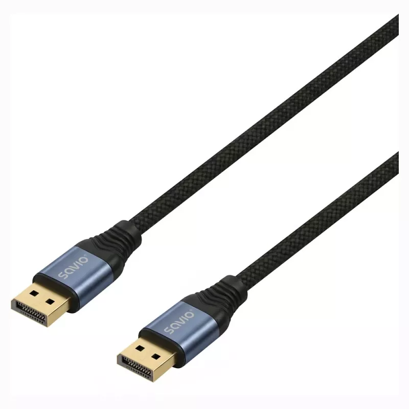 SAVIO CL-210 DisplayPort 2.1 Kabel 2m Czarny