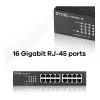 ZyXEL GS1100-16E 16-Port Gigabit Niezarządzalny Przełącznik Metalowy