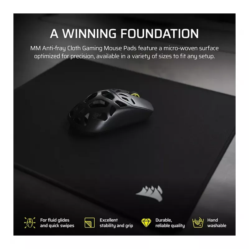 Podkładka pod mysz gamingowa CORSAIR MM Anti-Fray Cloth 2XL 930x400 mm Czarny