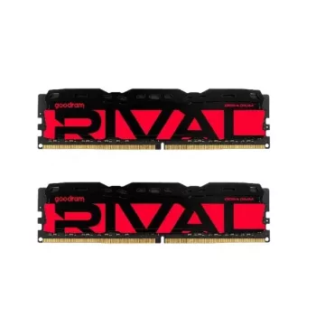 Goodram DDR4 Rival Radiant 32GB (2x16GB) 3200MHz CL16 Czerwony Zestaw Pamięci do Komputera Stacjonarnego