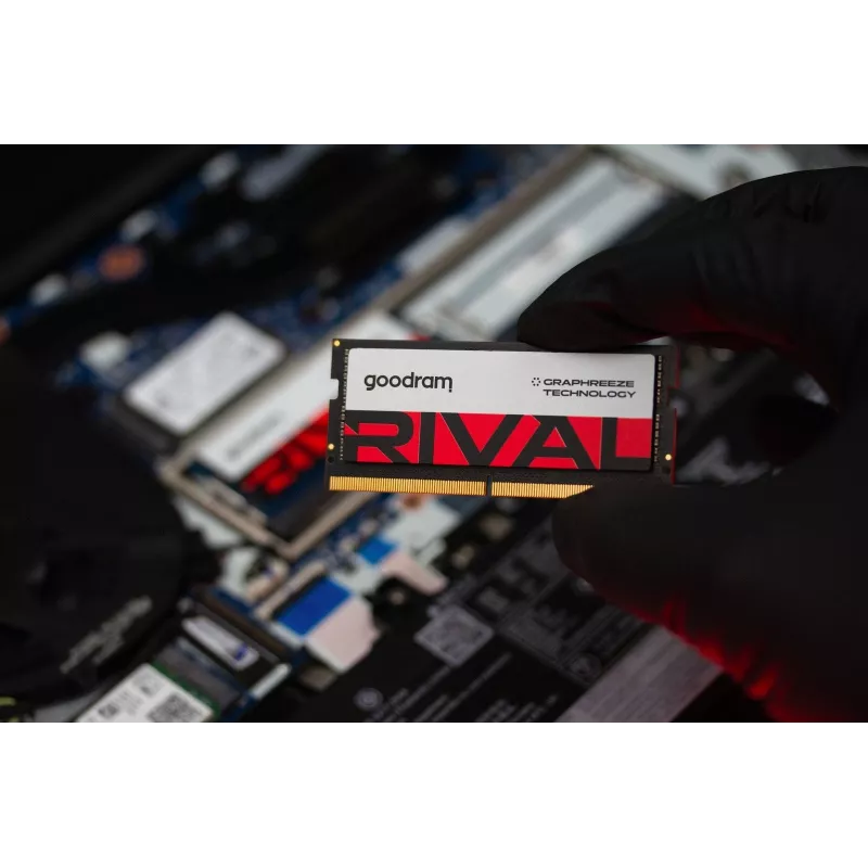 GOODRAM RIVAL SODIMM DDR5 16GB 5600MHz CL40 Single Rank Laptop Memory