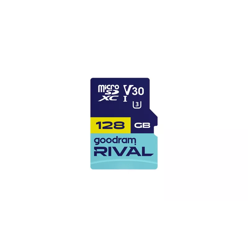 GOODRAM microSDXC 128GB V30 UHS-I U3 RIVAL + Adapter