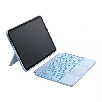 Inateck Keyboard Ace Touch iPad 11/10.9 QWERTZ RGB Blue