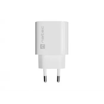 NATEC Ribera Wall Charger 1x USB-C 20W Biały