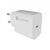 NATEC Ribera Wall Charger 1x USB-C 20W Biały