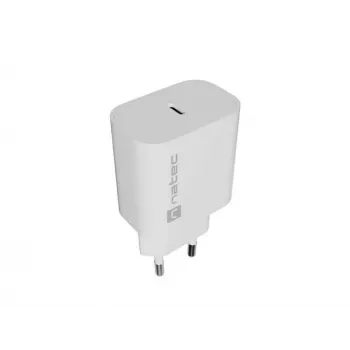 NATEC Ribera Wall Charger 1x USB-C 20W Biały