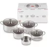 Zestaw garnków Le Creuset 5-częściowy - 3-warstwowy zestaw ze stali nierdzewnej