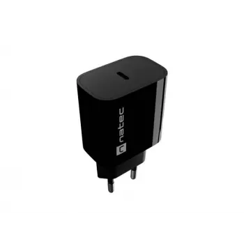NATEC Ribera USB-C Wall Charger 20W Black