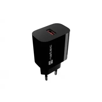 Natec Ribera USB-A Wall Charger 18W Black