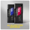 AXAGON EEM2-SD2B Obudowa zewnętrzna 10Gbps M.2 NVMe/SATA SSD z wyświetlaczem LED, USB-C, Czarny